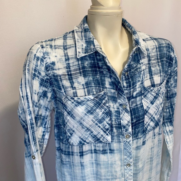 *CUSTOM DYED BUTTON DOWN - Picture 4 of 8